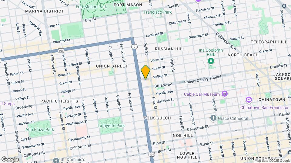1543 Vallejo St Mapa y Detalles de la Ubicación