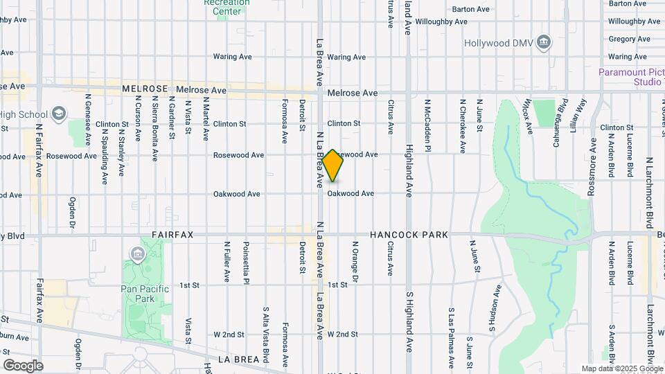 407 N Sycamore Ave, Unit Beautiful Two Bedroom Map and Location Details