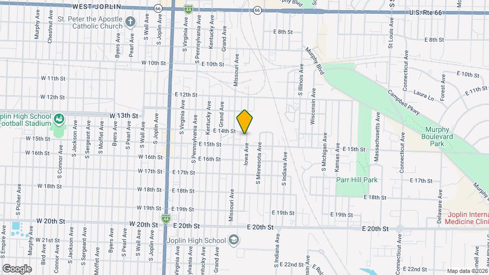 1410 Iowa Ave Map and Location Details