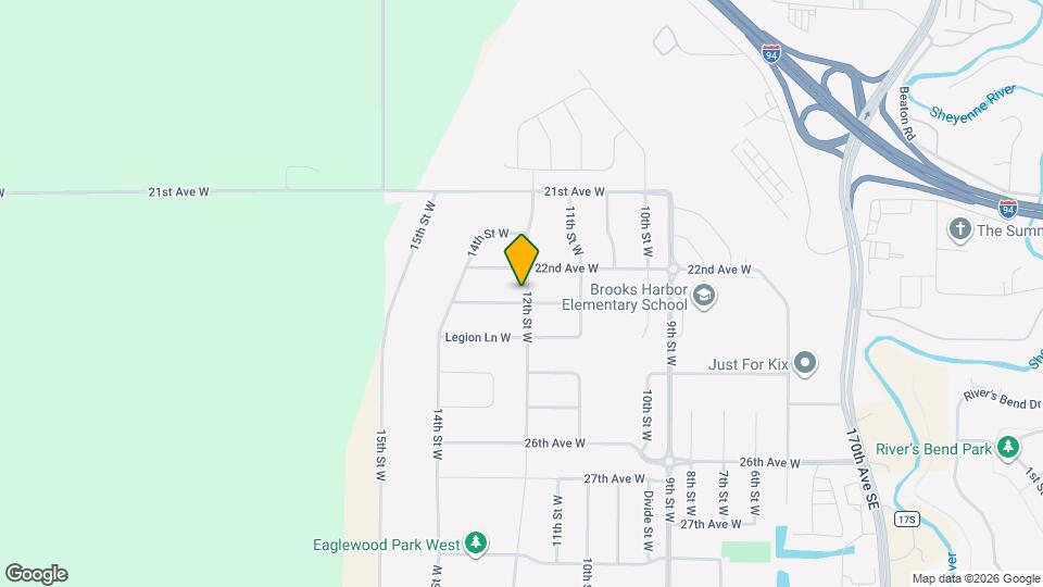 1206 Commander Dr W Map and Location Details