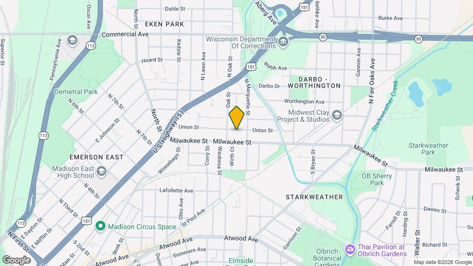 2817 Union St Map and Location Details