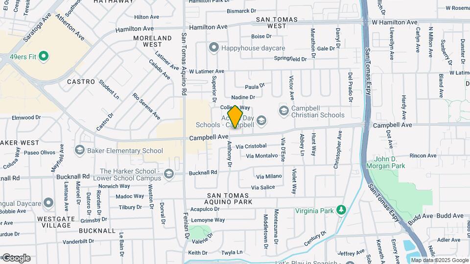 1265 W Campbell Ave Map and Location Details