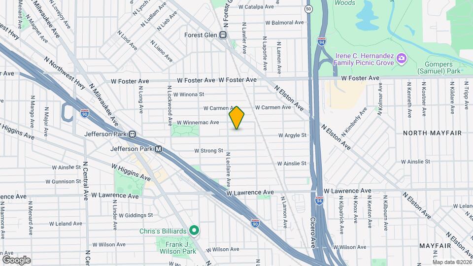 5042 W Argyle St Map and Location Details