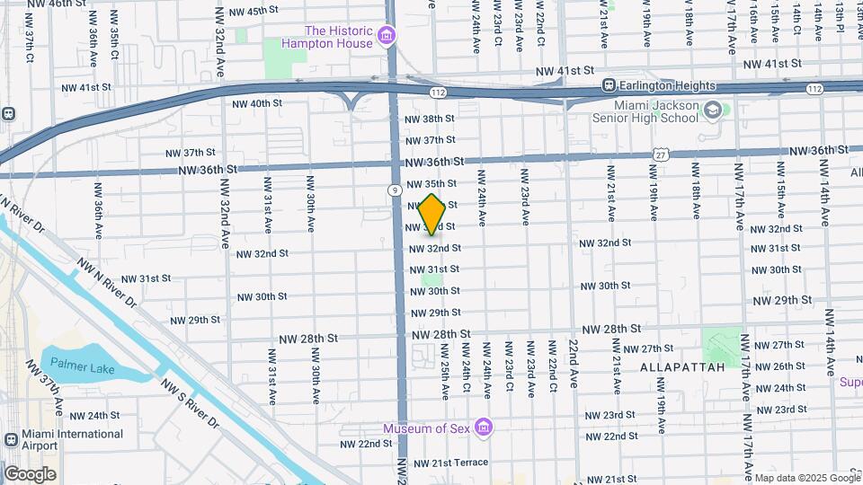 2521 NW 32nd St-Unit -RIGHT Map and Location Details