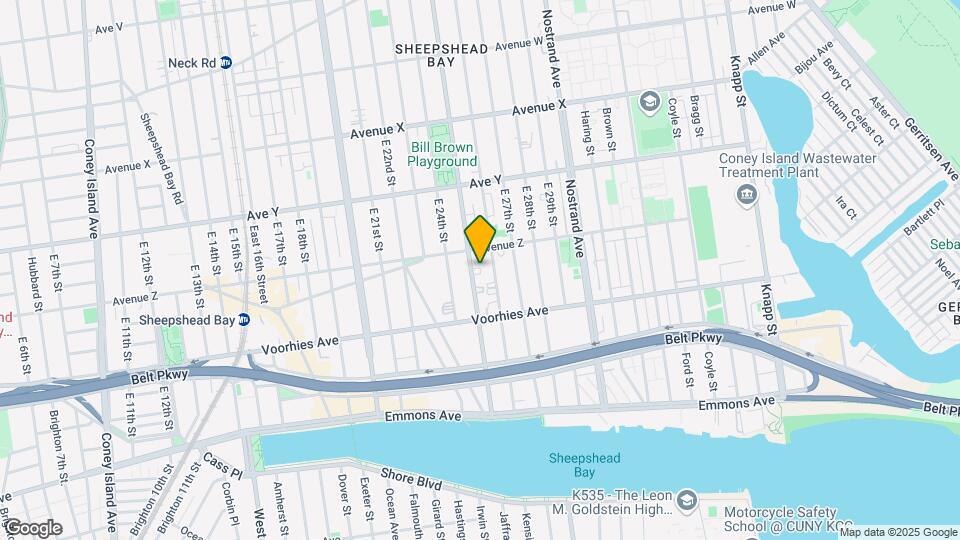 4641 Bedford Ave Map and Location Details