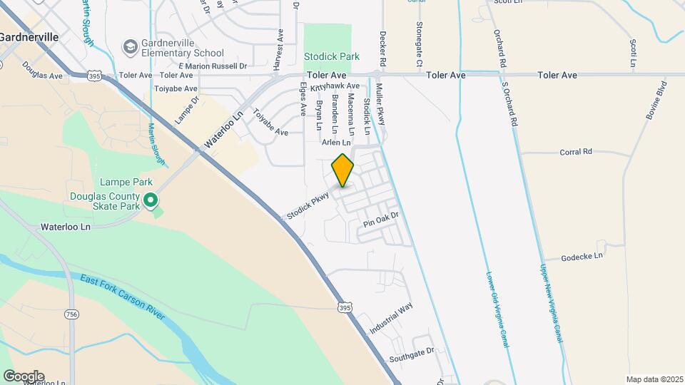 1402 Honey Locust Ave Map and Location Details