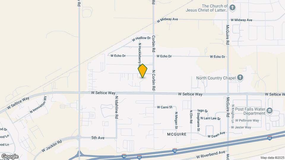 840 N Siony Ln Map and Location Details