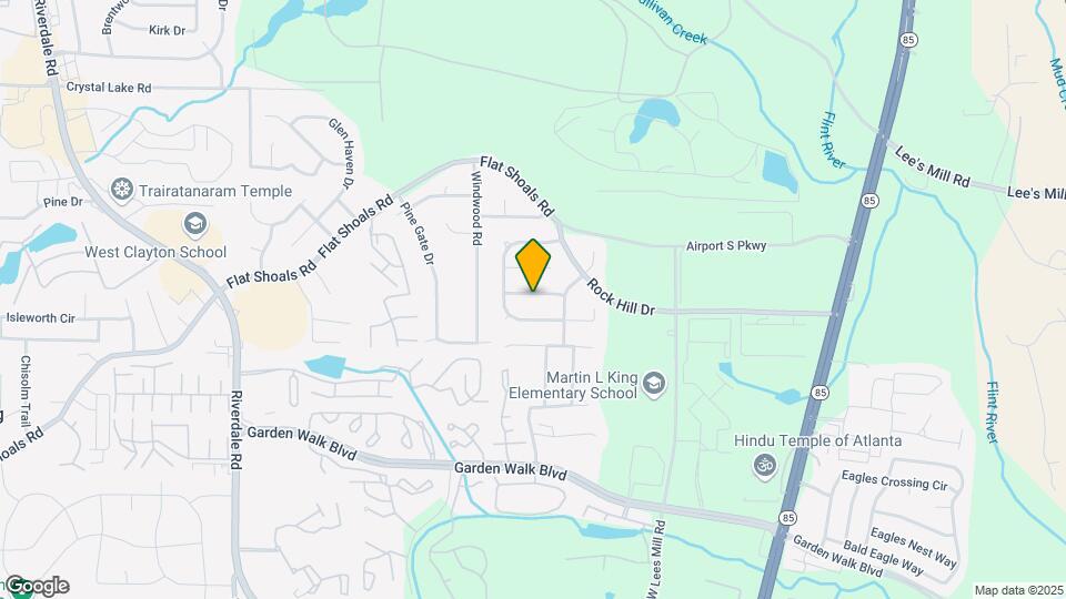 858 Pine Shoals Dr Map and Location Details