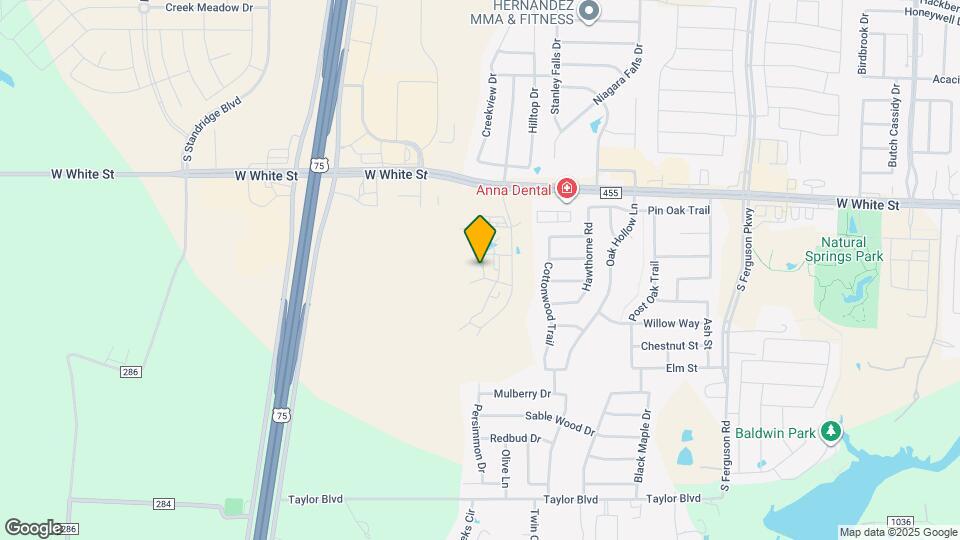 1000 Persimmon Dr Map and Location Details