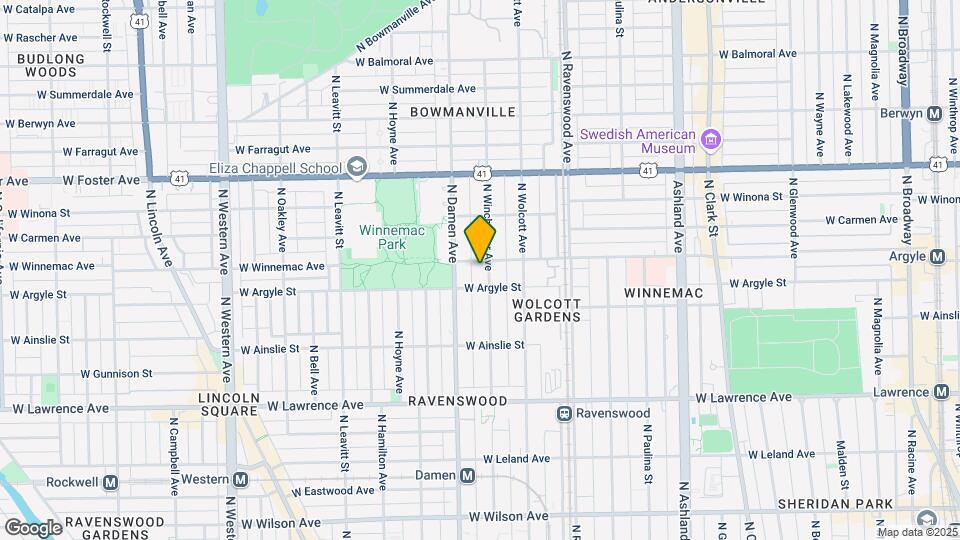 5016 N Winchester Ave-Unit -Unit 1R Map and Location Details