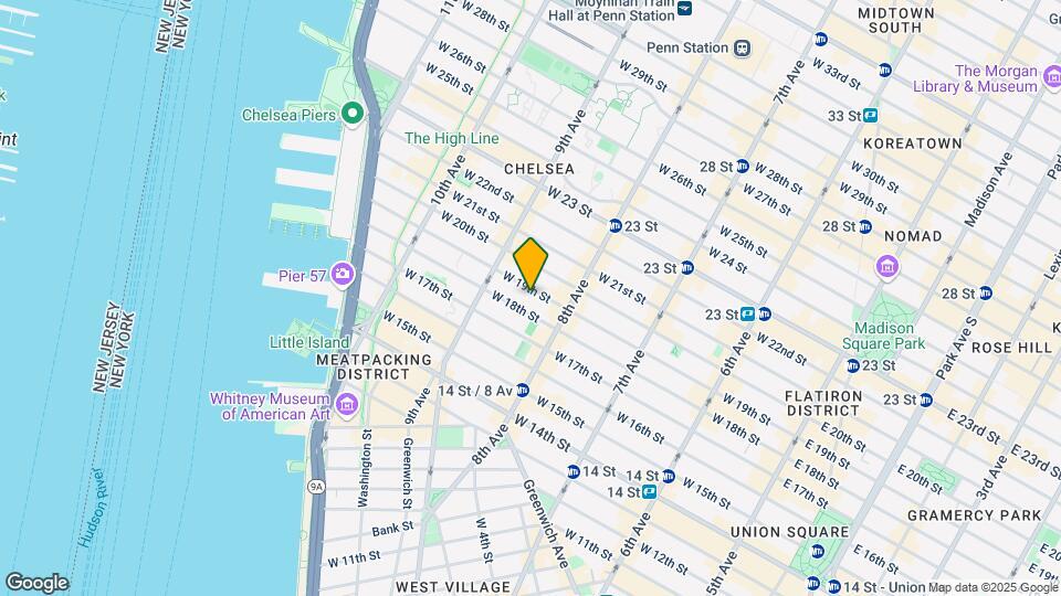 328 W 19th St Mapa y Detalles de la Ubicación