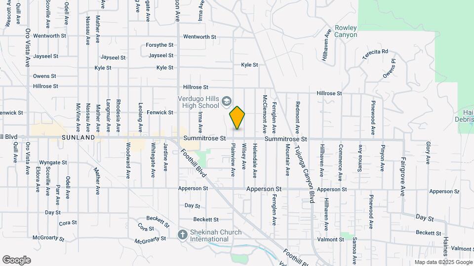 10512 Plainview Ave Map and Location Details