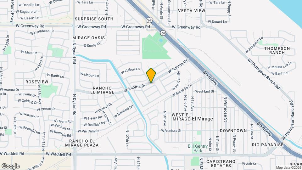 12510 W Hearn Rd Map and Location Details