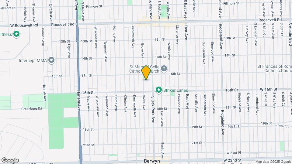 1521 Grove Ave Map and Location Details