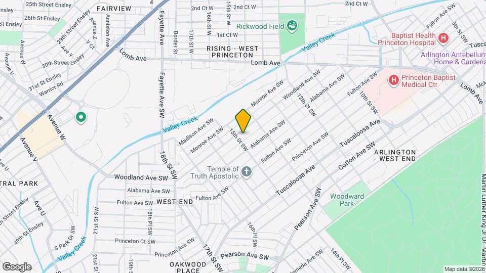 1437 Woodland Ave SW Map and Location Details