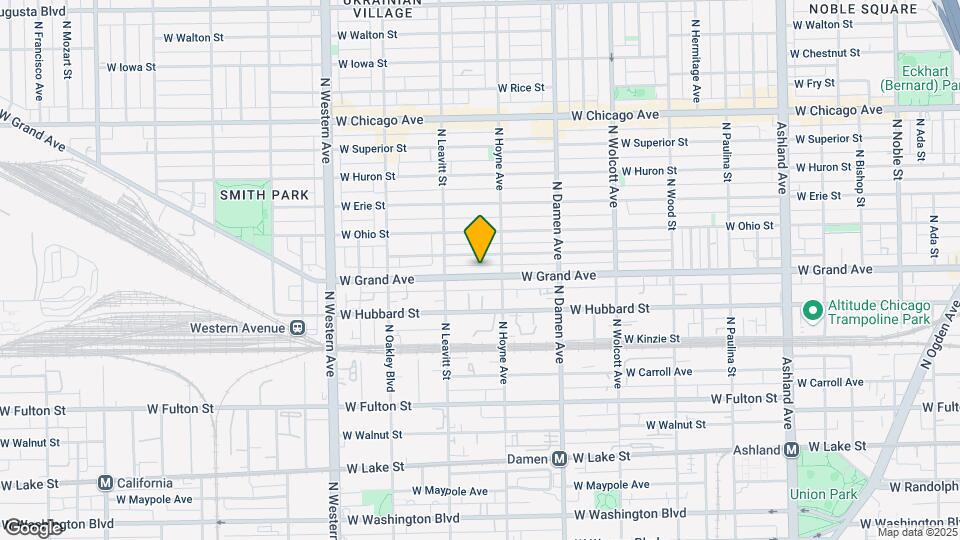 2120 W Grand Ave, Unit d Map and Location Details