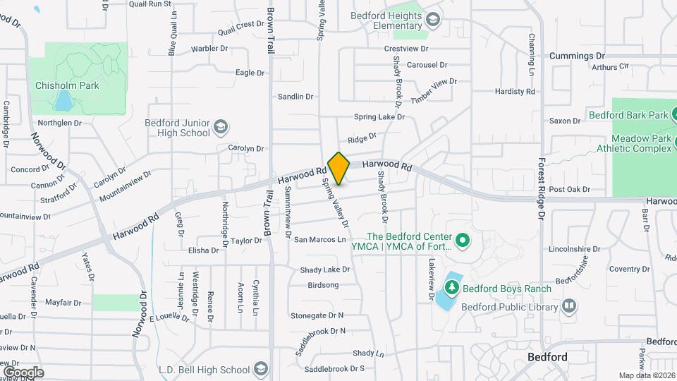 2802 Spring Valley Dr Map and Location Details