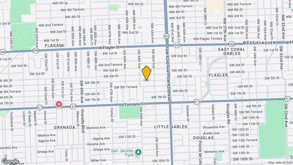 4350 SW 5th St Map and Location Details