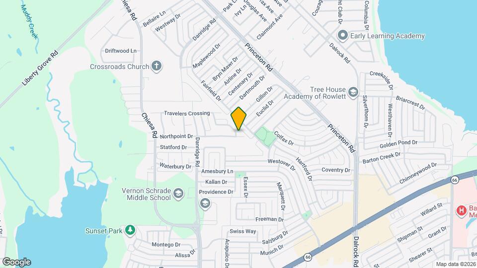 7118 Compass Point Dr Mapa y Detalles de la Ubicación