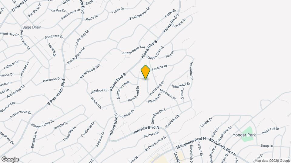 3641 Texoma Dr Map and Location Details