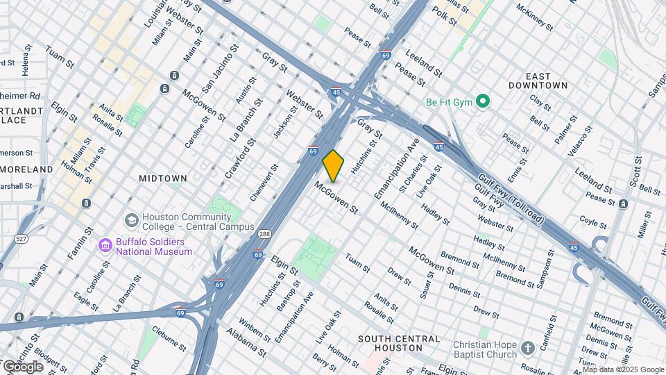2109 McGowen St Map and Location Details