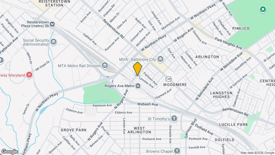 5466 Lynview Ave Mapa y Detalles de la Ubicación