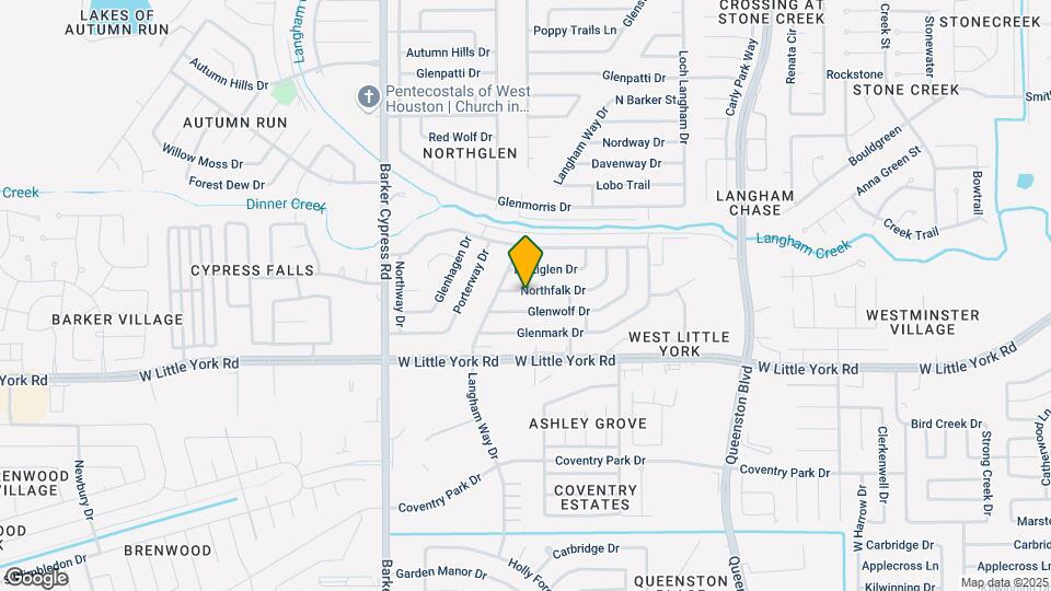 17651 Northfalk Dr Map and Location Details