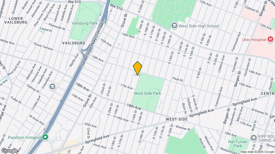 567 S 17th St, Unit 2 Map and Location Details