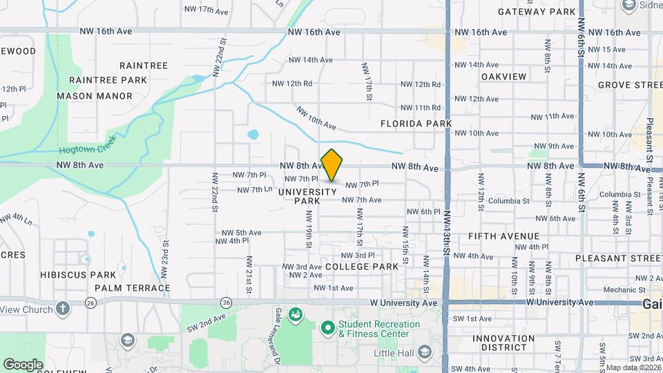 1807 NW 7th Pl Map and Location Details