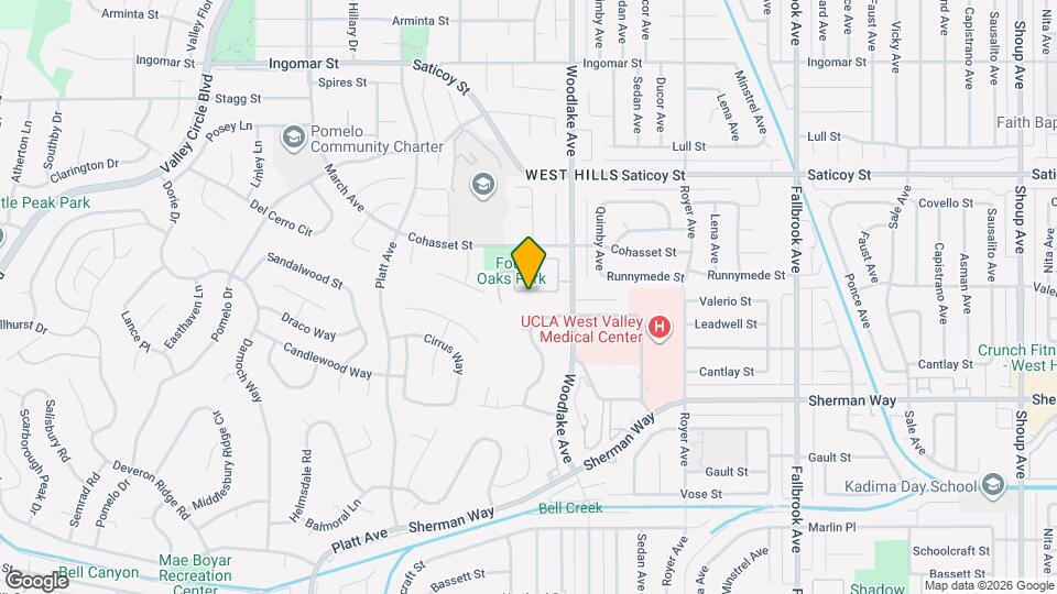 23234 Valerio St Mapa y Detalles de la Ubicación