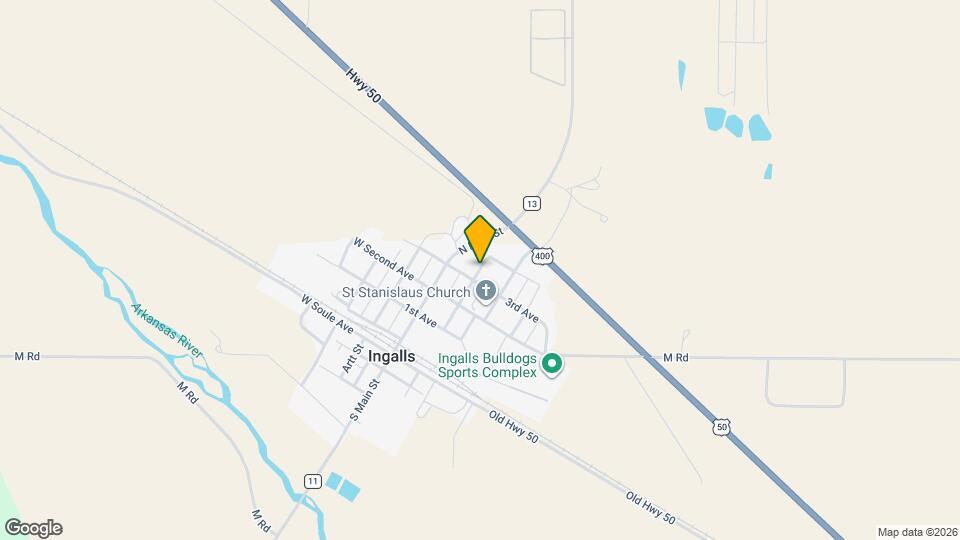 412 N Edwards St Map and Location Details