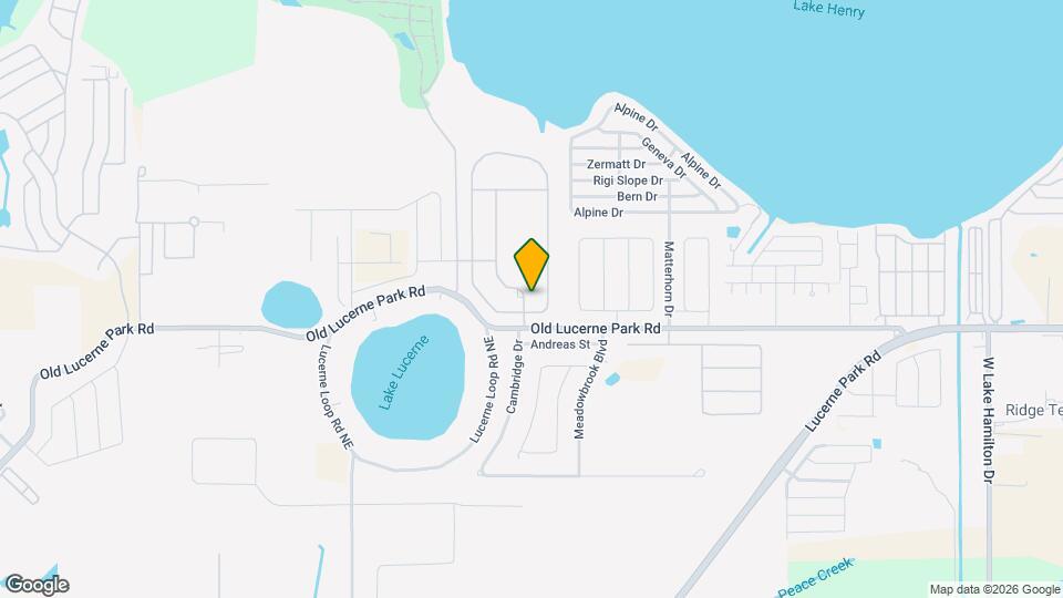 213 Lake Lucerne Way Map and Location Details