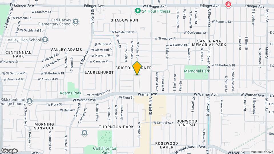 2101 S Pacific Ave Map and Location Details