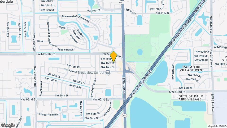 6110 SW 16th St Map and Location Details