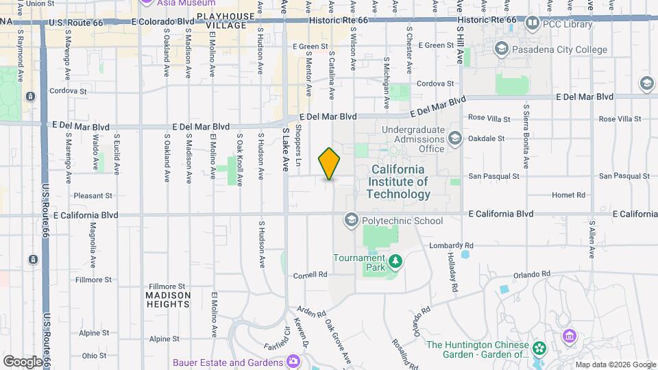 1000 San Pasqual St Map and Location Details
