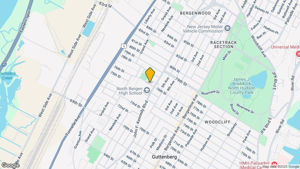 76th Street Apartments Map and Location Details