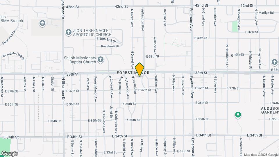 3734 Manor Ct Map and Location Details