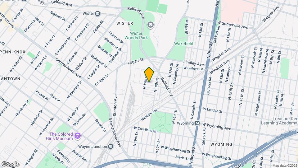 1833 W Rockland St Map and Location Details