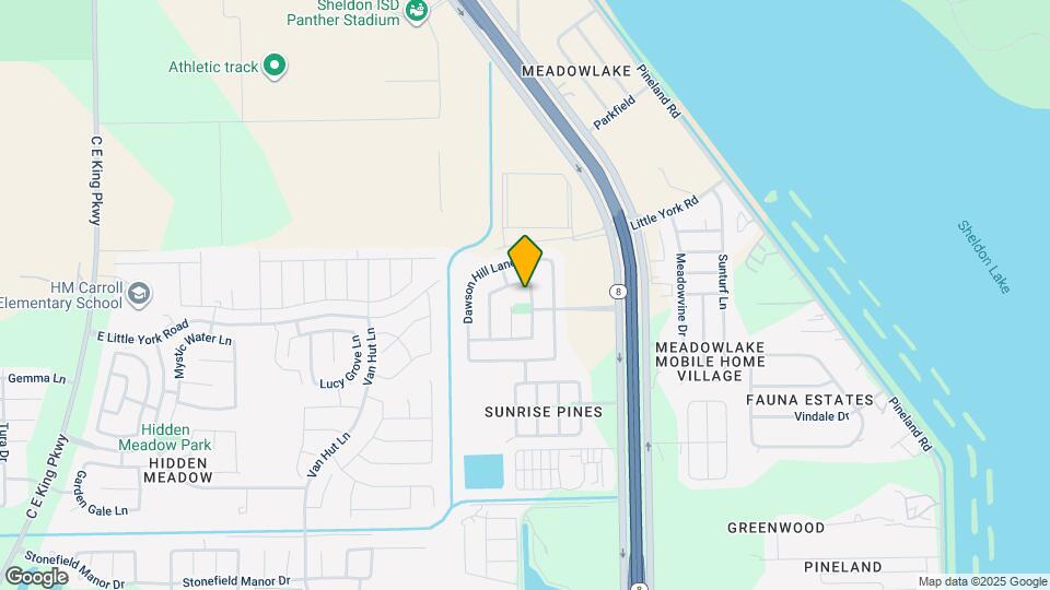 10011 Sanders Rose Lane Map and Location Details