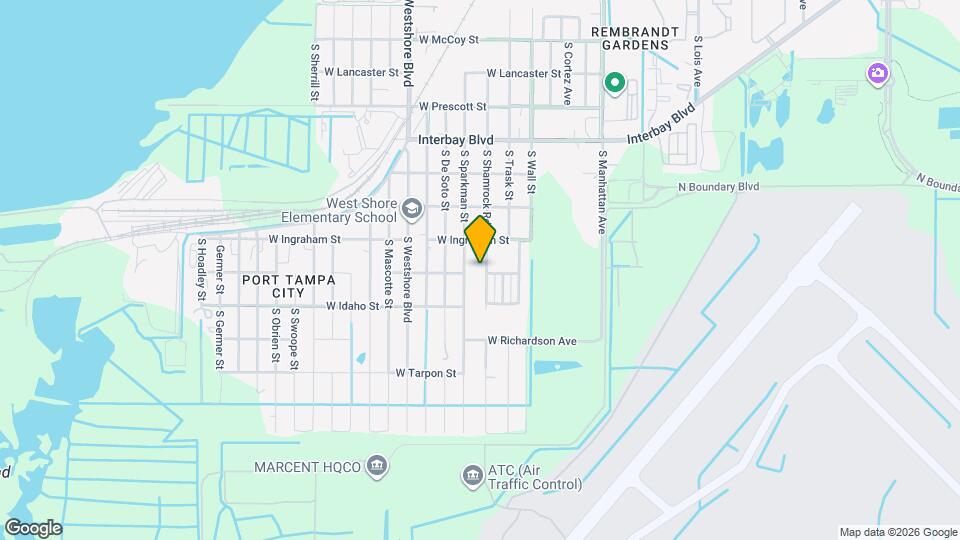 7215 S Shamrock Rd Map and Location Details