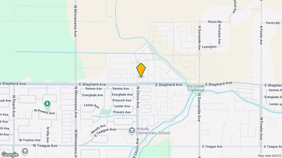 2018 N Hughes Ave Map and Location Details