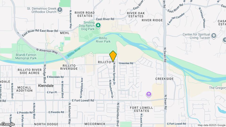 3505 N Sierra Springs Dr Map and Location Details