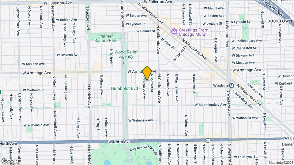 1921 N Francisco Ave, Unit G Mapa y Detalles de la Ubicación