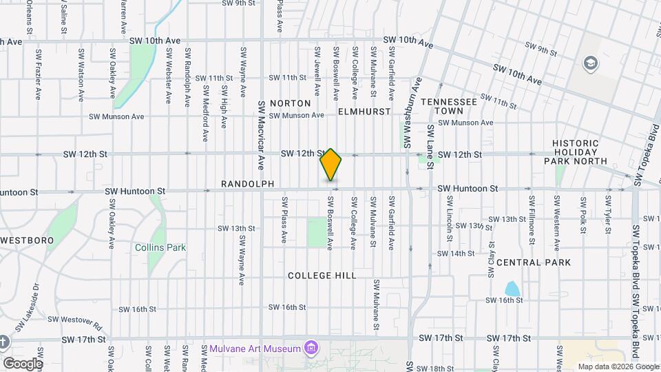 1245 SW Boswell Ave Map and Location Details