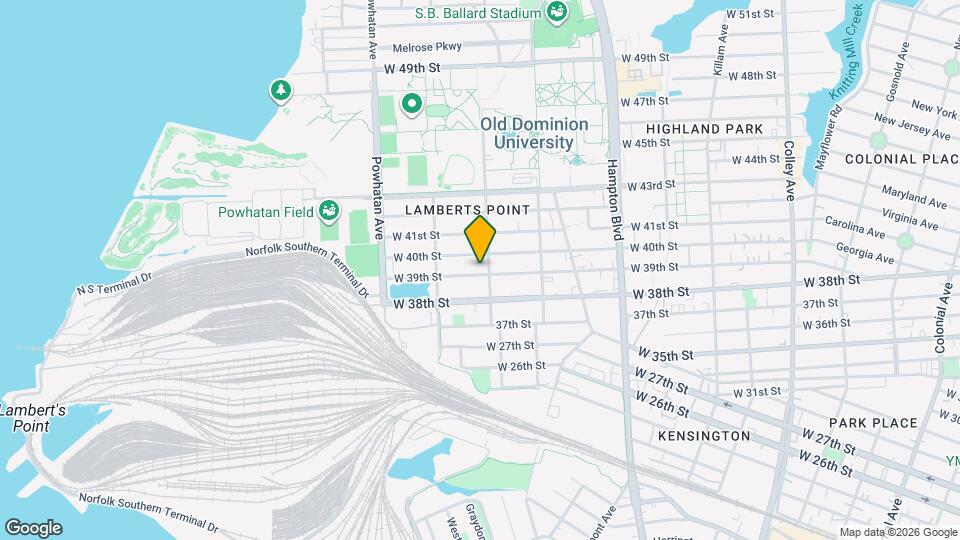 1406 W 39th St Mapa y Detalles de la Ubicación