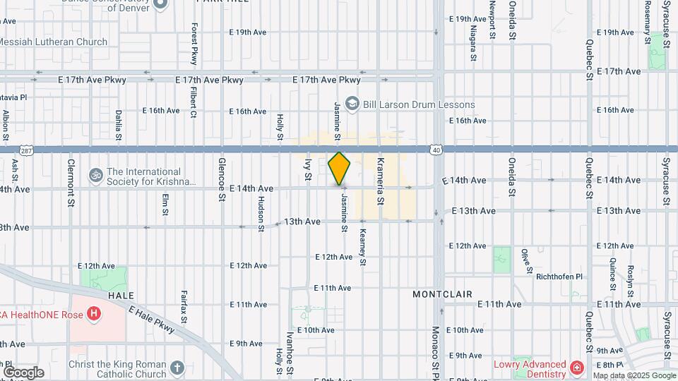 1375 Jasmine St Map and Location Details