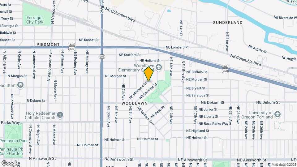 1066 NE Madrona St Map and Location Details