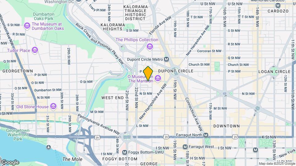 2112 O St NW Map and Location Details