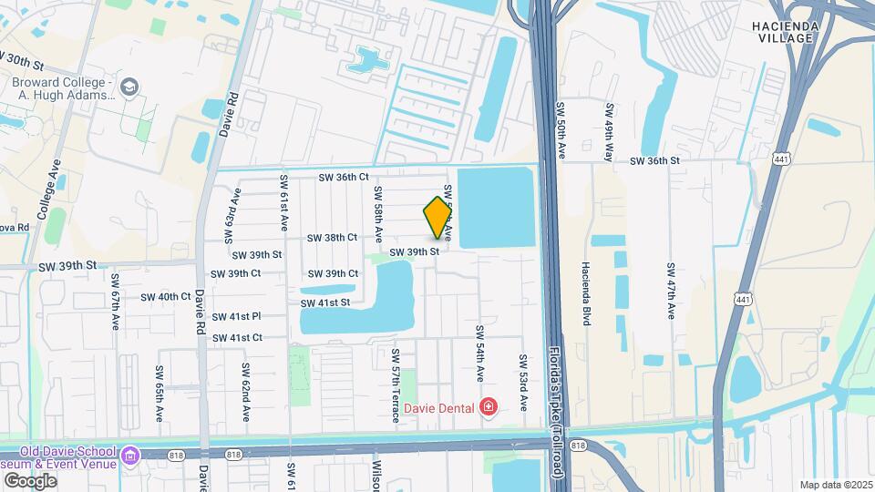 5521 SW 39th St Map and Location Details