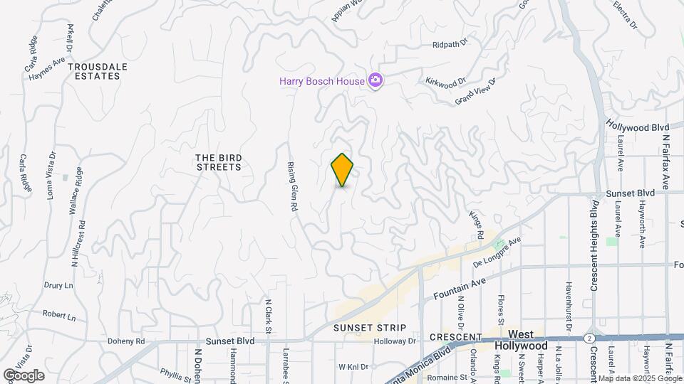 1514 Sunset Plaza Dr Map and Location Details